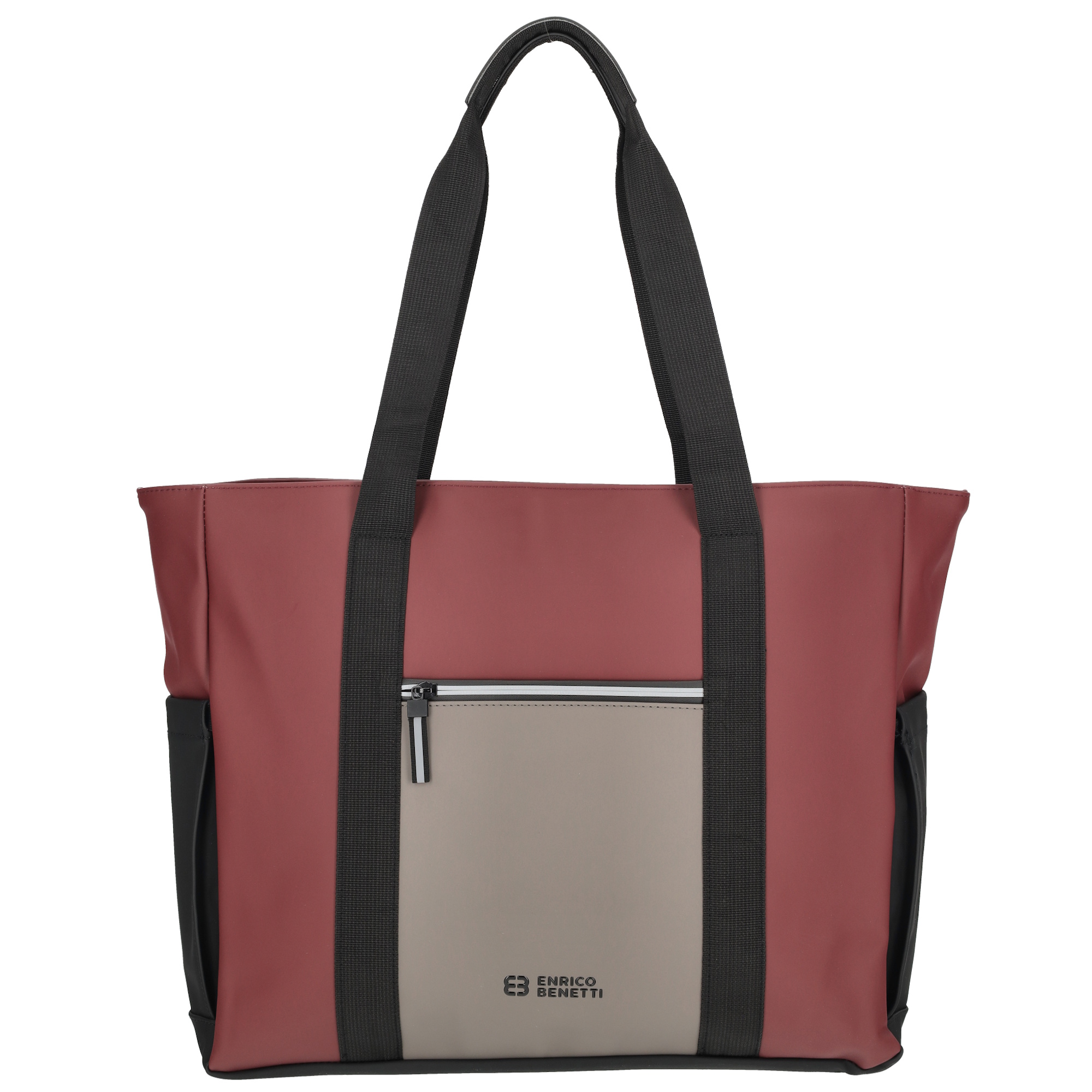 Vodoodpudivá shopper taška Enrico Benetti Bergen - vínovo-taupe - 26L