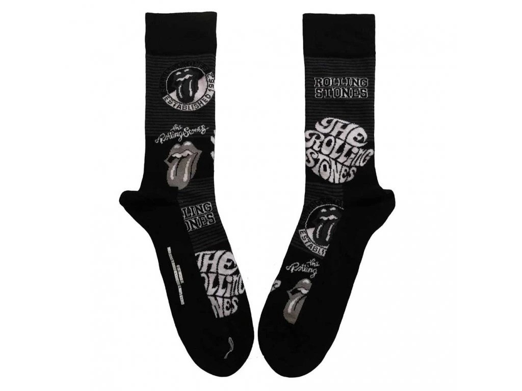 E-shop RockOff Ponožky The Rolling Stones Mono Logos