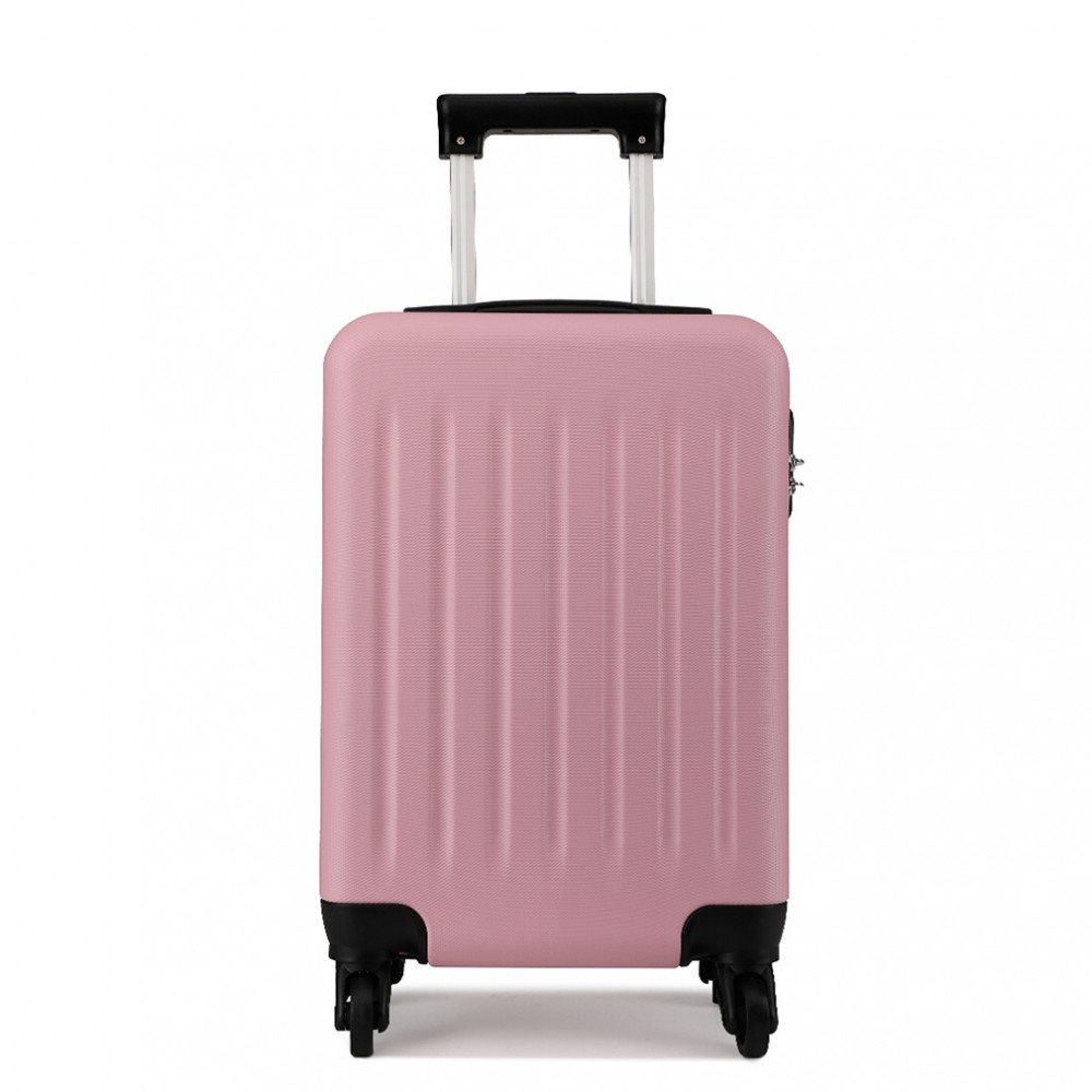 E-shop KONO Kabínový kufor na kolieskach - ružový 28L