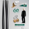Harry Potter Sada 6 kusov magnetiek SLYTHERIN (Slizolin)  Harry Potter - MAP5023
