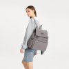 KONO unisex plátený batoh SAVIORA - 18L - šedý