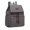 KONO unisex plátený batoh SAVIORA - 18L - šedý