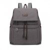KONO unisex plátený batoh SAVIORA - 18L - šedý