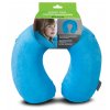 WORLDPACK TRAVEL PILLOW cestovný vankúš z pamäťovej peny - tyrkysový