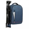 Špeciálny vodeodolný a protiotrasový batoh na fotoaparát KONO - modrý