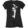 Dámske bavlnené tričko Amy Winehouse: Portrét - čierne