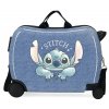 Detský kufor na kolieskach - odrážadlo - Lilo & Stitch - 34L