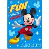Detská deka Mickey Mouse "ONLY ONE" -  modrá