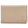 Double-D dámska kožená peňaženka Fh-séria - taupe