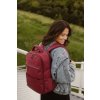 Dámsky batoh na notebook 15" Enrico Benetti Caroline 22 L - burgundy