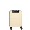 Kabínový kufor s vyklápacím vreckom Tokyo 35x20x55 cm - 35 L - béžový