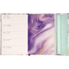 Týždenný magnetický diár Ružový mramor 2026 - 11 x 16 cm