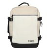 Vodoodpudivý kabínový batoh Enrico Benetti Bergen - béžovo-čierny - 25x20x40 cm