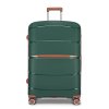 Moderný cestovný kufor Kono - PP - zelený - 91 L