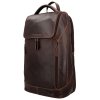 Kožený batoh Hide & Stitches Japura - 18,5 L - hnědý - 46x29x14 cm