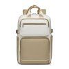 Cestovný vodeodolný batoh na notebook 15,6" Kono - khaki-béžový - 19 L