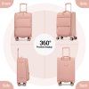 Ľahký softshellový kufor Kono 76,5 L - ružový