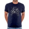 Tričko BluePrint Bike (Plány Kola)
