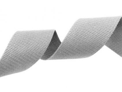 polypropylenova nosni tasma 25 mm 13 mm svetle seda 336