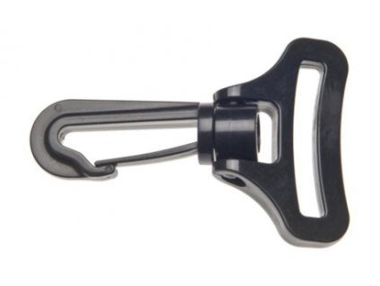 plastova karabina 37 mm rotujici bp10 cerna