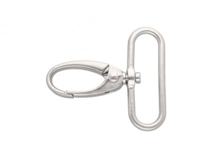 kovova karabina 0037 38 mm nikl mat 1 ks