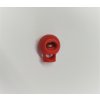 Plastová brzdička - červená