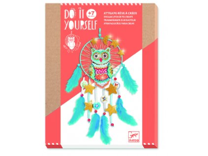 Djeco DIY (Urob si sám) Lapač snov – Zlatá sova