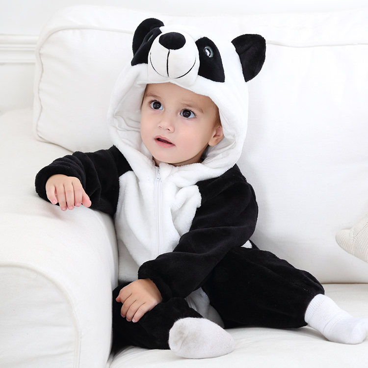 Plyšový overal panda