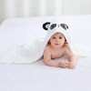 7 detsky rucnik s kapuci panda design z bambusoveho vlakna