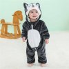 3 Husky plysovy detsky overal