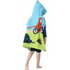 2 poncho osuska pro deti dinosauri ve skate parku