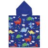 1 modry poncho rucnik dinosauri