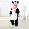 Plyšový kojenecký overal panda
