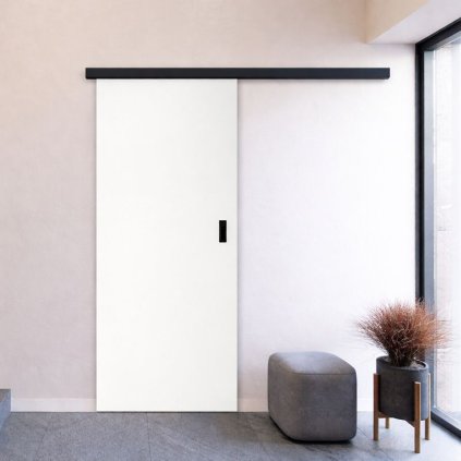Dveře posuvné po stěně lakované plné