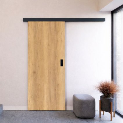 Dveře posuvné po stěně laminátové