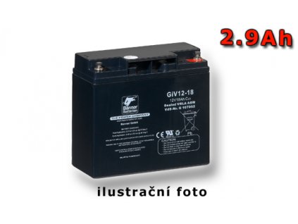 Stand by Bull Bloc GiV 12-2.9, 2.9Ah, 12V