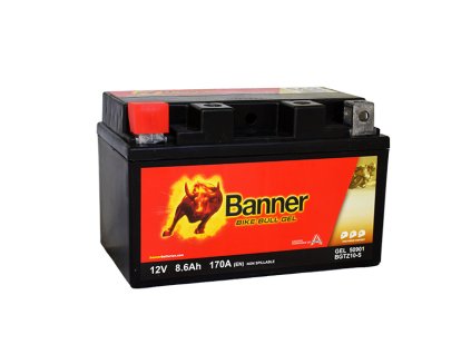 Motobaterie Banner Bike Bull GEL 50901, GTZ10-4 (YTZ10S), 12V - 9Ah