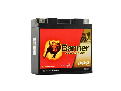 Motobaterie Banner Bike Bull GEL 51221, GTZ14B-4 (YT14B-BS), 12V - 12Ah