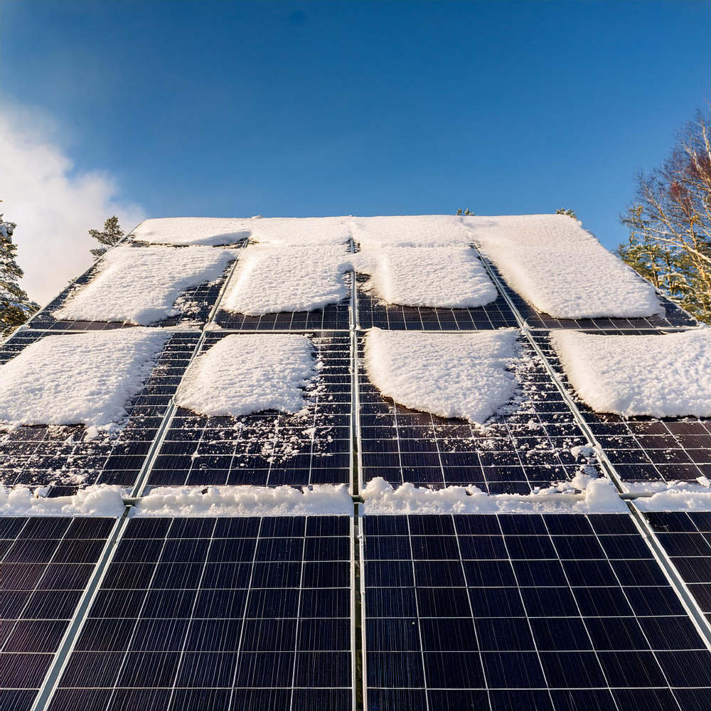 Jak se postarat o solární panely a baterie v zimě?