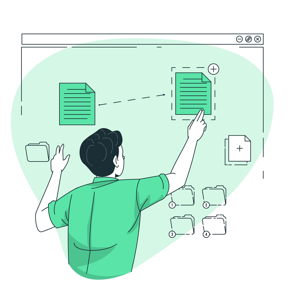 Kopírování obsahu z internetových stránek společnosti Efteria