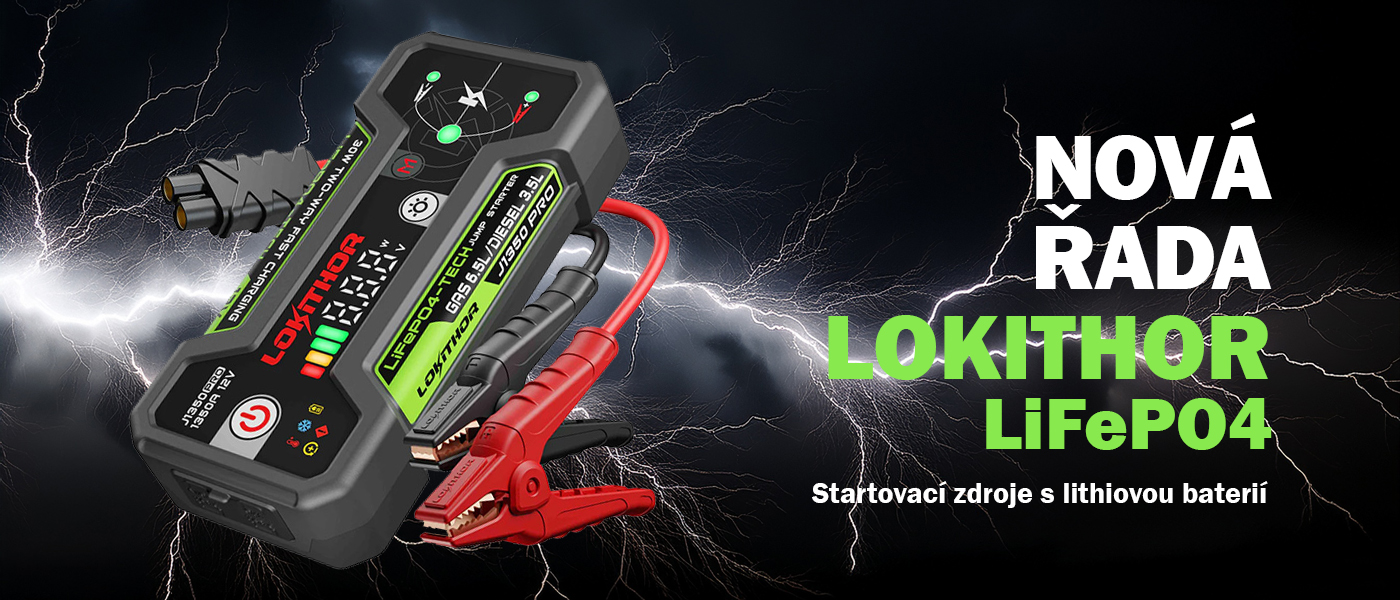 Lokithor startovací zdroj s lithiovou baterií