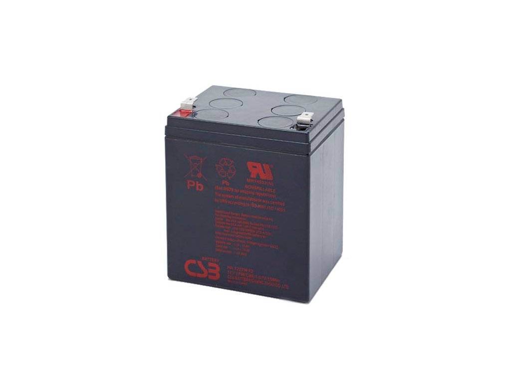 CSB Baterie HR1227W F2, 12V, 6,5Ah - Battery Import