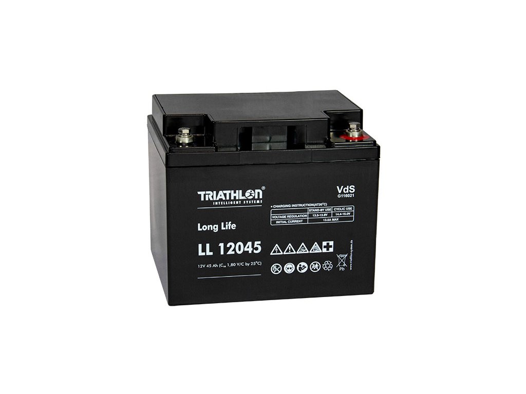 TRIATHLON LL12045 (12V - 45Ah) Záložní baterie "long life"