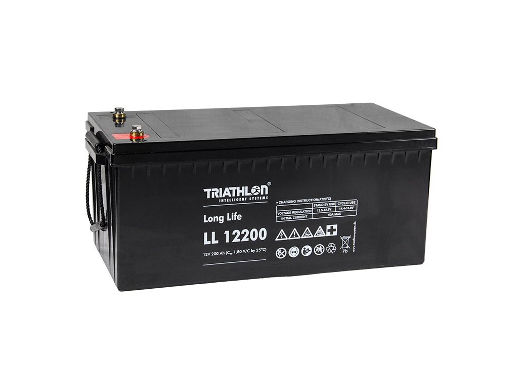 TRIATHLON LL12200 (12V - 200Ah) Záložní baterie "long life"