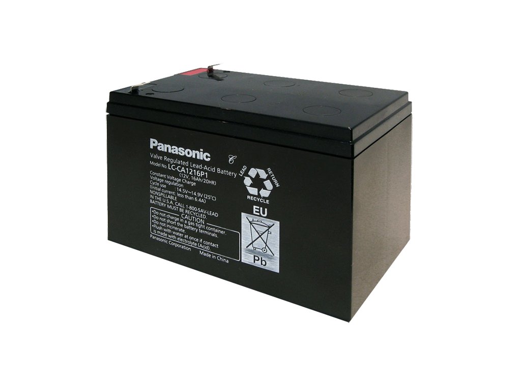 Panasonic LC-CA1216P1, 12V - 16Ah, trakční baterie