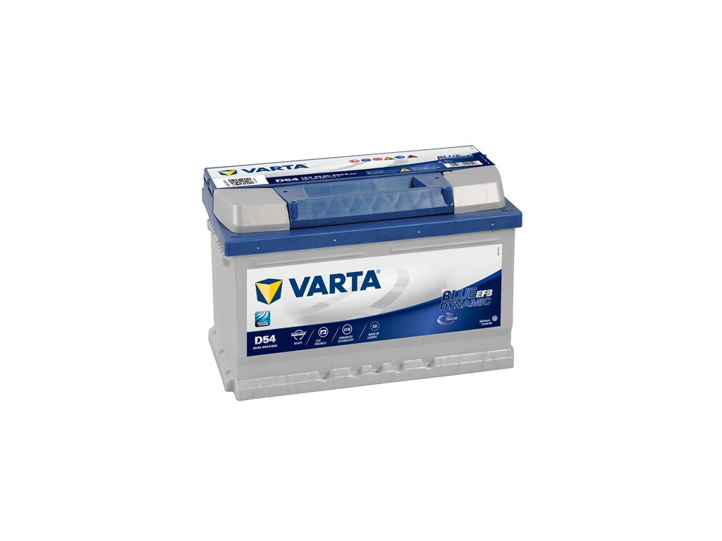 Autobaterie VARTA Blue Dynamic EFB 65Ah, 12V, D54 - Battery Import