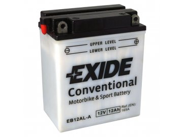 Motobaterie EXIDE BIKE Conventional 12Ah, 12V, EB12AL-A