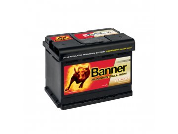 Autobaterie Banner Running Bull AGM 560 01, 60Ah, 12V ( 56001 )