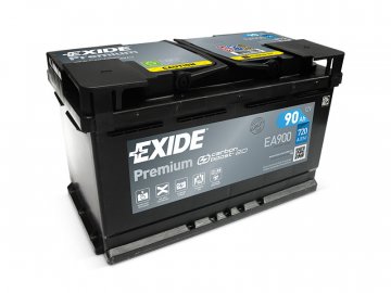 Autobaterie EXIDE Premium 90Ah, 12V, EA900