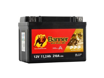 Motobaterie Banner Bike Bull GEL 51201, GTZ14-4 (YTZ14S), 12V - 11Ah